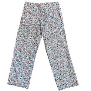 Chaiken Floral Cropped Lightweight Pants Size 4